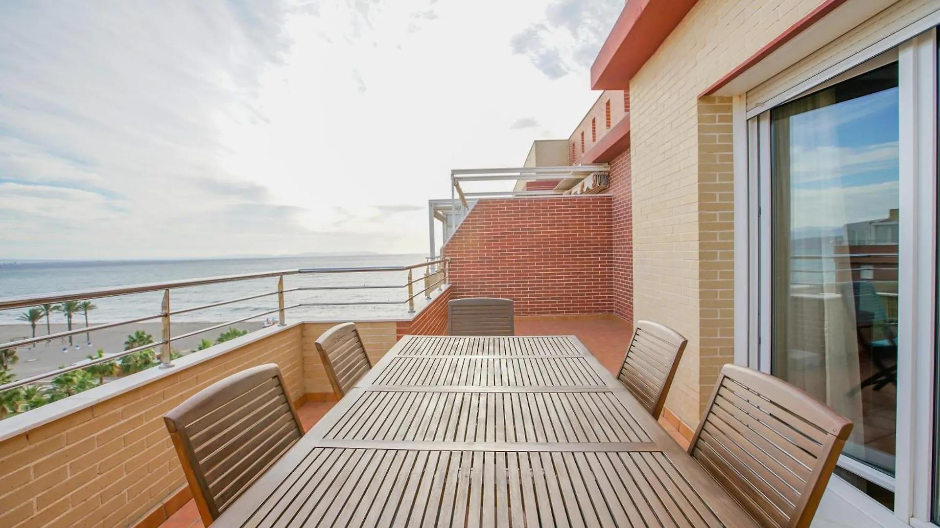 Seaside Terrace Apartments: Beachfront Living with Pool and Views Roquetas de Mar 0*,  Spain