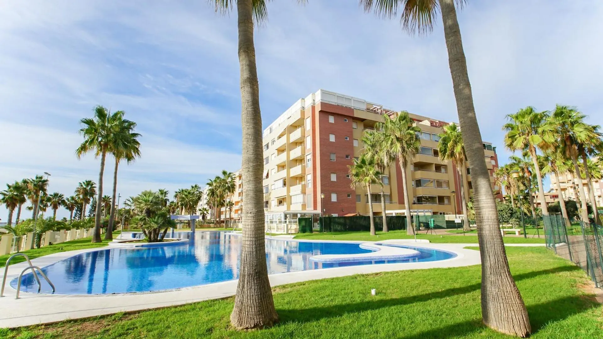 Apartment Seaside Terrace Apartments: Beachfront Living with Pool and Views Roquetas de Mar Spain