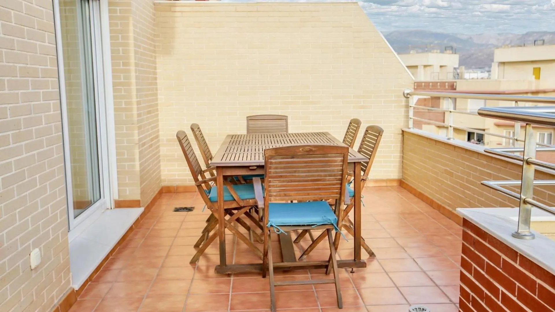 Seaside Terrace Apartments: Beachfront Living with Pool and Views Roquetas de Mar